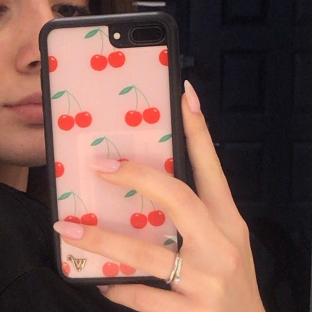 Wildflower Pink Cherries iPhone 6/7/8 Plus Case